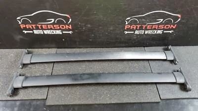 2007 FORD EXPEDITION PAR DE BAGAGEIRO DE TETO BAGAGEIRO CENTRO TRANSVERSAL TRILHO BARRAS SOMENTE - Imagem 1 de 4