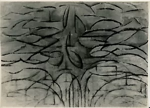Piet MONDRIAN c. 1960 - Blaciende Appelboom - AR.P. 21 - Bild 1 von 2