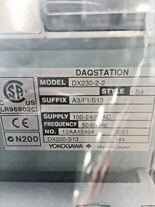 Yokogawa DX230-2-2 A3/F1/S13 Paperless Recorder - Picture 1 of 4