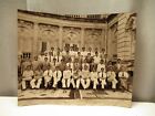 Antique Group Photograph Of Parsi Gentlemen Black & White In Complex Building"20