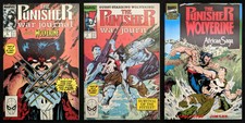 Punisher War Journal #6 & #7 1st Punisher/Wolverine Crossover Jim Lee 1989