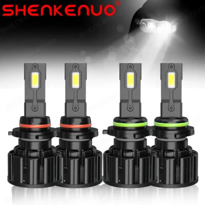 For Mitsubishi Lancer 2008 2009 2010 2011 2012-2017 4X 6000K LED Headlight Bulbs - Image 1 of 4