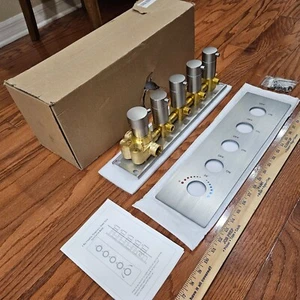 HOMEDEC 4-Way Shower Diverter Valve, Concealed Thermostat 5 Handles - Picture 1 of 21