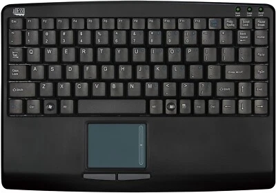 ADATA Adesso AKB-410UB - SlimTouch Mini USB Keyboard with Built-in Touchpad - Image 1 of 3