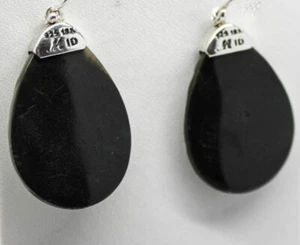 Bali Designs von Robert Manse Sterlingsilber, 18K, Onyx Ohrringe - Bild 1 von 3