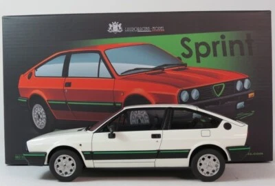 Laudoracing Alfa Romeo Sprint 1.5 Q.V. Blanc 1983 1/18 LM184C - Photo 1/4