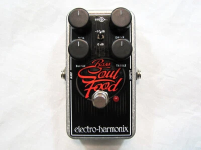 Pedal de efectos Electro-Harmonix EHX Bass Soul Food Distortion Fuzz Overdrive usado Foto 1 de 3