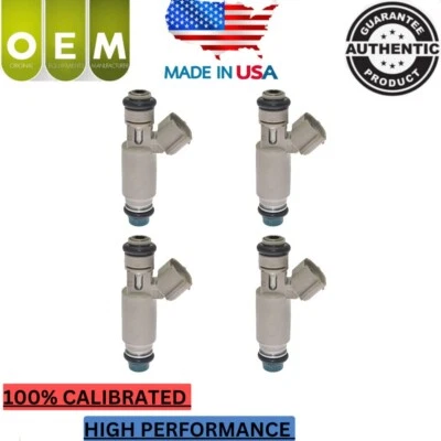 4x Injetor de Combustível Denso Genuíno Fabricante de Equipamento Original Compatível com 2008 Kia Spectra5 2.0L I4 #35310-23900 - Imagem 1 de 4