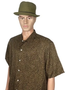 90’S POLO RALPH LAUREN BONNARD SILK LINEN SHORT SLEEVE CAMP SHIRT SZ XL - Picture 1 of 4