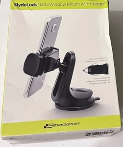 Bracketron SlydeLock Dash/Window Mount with Charger BT1-923-2 - Picture 1 of 3