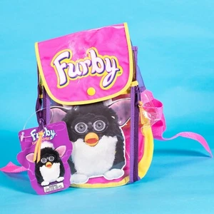 Hasbro Tiger Electronics original 1999 Furby backpack - Pink - Picture 1 of 2
