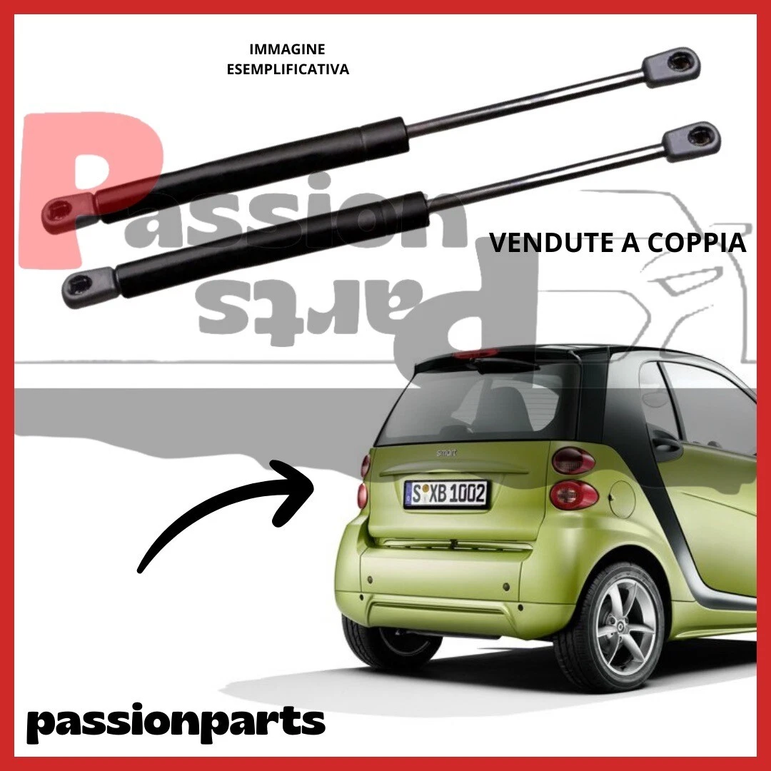 COPPIA 2 MOLLA A GAS COFANO BAGAGLIAIO SMART FORTWO COUPE - Foto 12