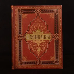 1872 Deutsches Kunstler-Album Herausgegeben von Adolf Ebeling Illustrated German - Bild 1 von 7