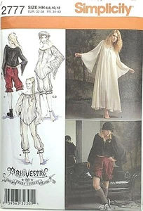 Simplicity 2777 GOTH Arkivestry Cosplay Bloomers, Gown Sz 6-12 Steampunk Costume - Picture 1 of 5