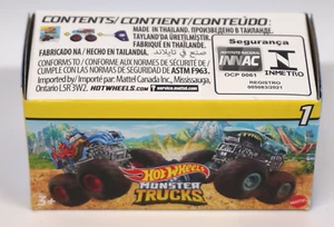 Mattel Hot Wheels mini Monster Trucks Blindpack Auto Cast Truck Cars Model - Picture 1 of 3