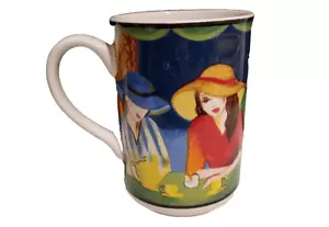 Verdi Cafe Paris Vintage All Over Art Print Ceramic Coffee Mug - Picture 1 of 6