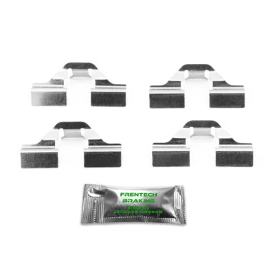 For Skoda Felicia (1995-2001) Front Brake Pad Fitting Kit Anti-Rattle Shims - Image 1 of 4