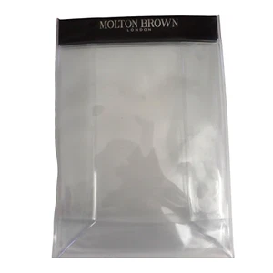 Bolso transparente marrón fundido pequeño regalo viaje equipaje vacaciones - Imagen 1 de 24