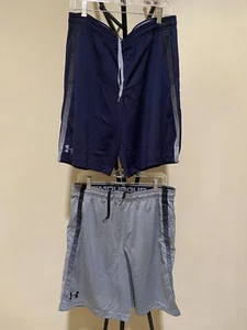 2pc Bundle mesh basketball athletic shorts under armor mens XL - Picture 1 of 7
