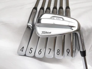 Used Titleist T100 Gen3 Iron Set 4-PW TT AMT Tour White S300 Stiff Flex Steel - Picture 1 of 9