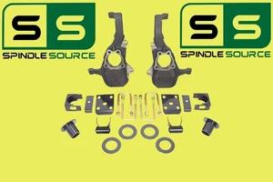 4"/6" DROP SPINDLES FLIP KIT SHACKLES COIL RELOCATORS FOR 19-22 Chevy/GMC 1500 - Picture 1 of 1