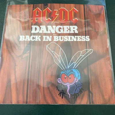 AC/DC Danger Single 45rpm Promo Copy 1985 Atlantic - Image 1 of 4