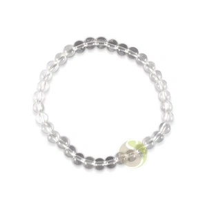 Kinderarmband Mineralstein 4 mm - Bergkristall Sensorische Skala - Bild 1 von 1