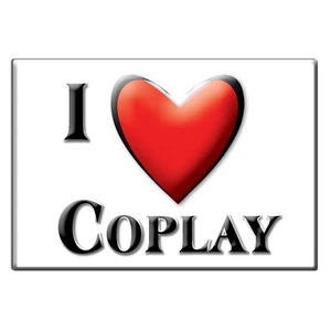 Coplay, Lehigh County, Pennsylvania - Fridge Magnet I Love Souvenir Usa - Picture 1 of 10