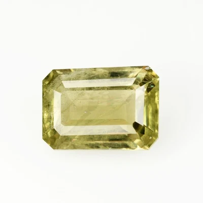 4.17 Ct AAA Octagan 100% Natural Olive Green to Red Color Changing Diaspore — 第 1/4 张图片