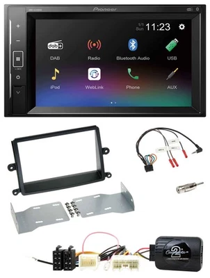 Pioneer DAB Lenkrad 2DIN Bluetooth USB Autoradio für Mitsubishi L200 06-15 - Bild 1 von 4
