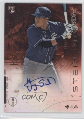 2014 Bowman Sterling Rookie Orange Refractor /75 Yangervis Solarte Auto RC - Image 1 of 2