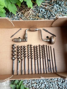 Vintage brace and bits set Ridgeway & Stanley - Picture 1 of 4