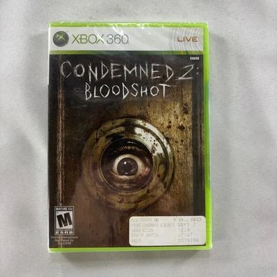 Factory Sealed Condemned 2: Bloodshot XBox 360 Video Game sega microsoft - Image 1 of 4