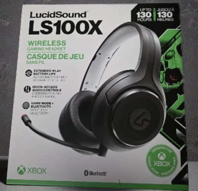 LucidSound LS100X Cuffie Gaming Wireless Xbox + Batteria Bluetooth 130 Ore Nuove! - Immagine 1 di 2