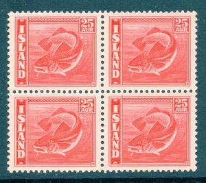 Island 224b postfrisch postfrisch MNH Block, 25a hellrot, perf 14 x 13,5 CV 760 $ - Bild 1 von 2