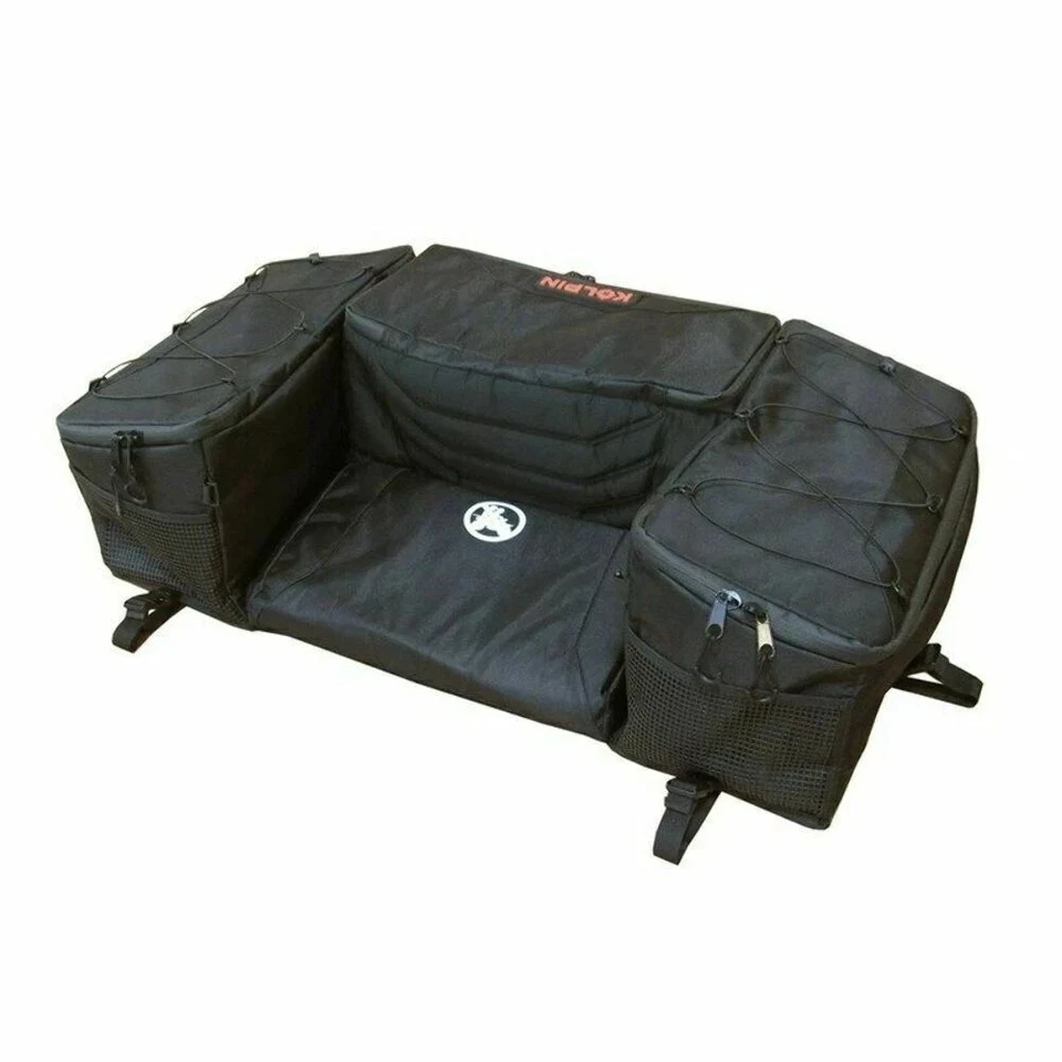 Bolsa de carga de almacenamiento suave asiento refrigerador trasero Kolpin universal ATV negra Foto 1 de 3