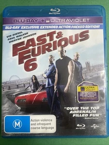 Fast & Furious 6 | Uv (Blu-ray, 2013) LIKE NEW Fast & Free Local Post REGION ALL - Picture 1 of 3