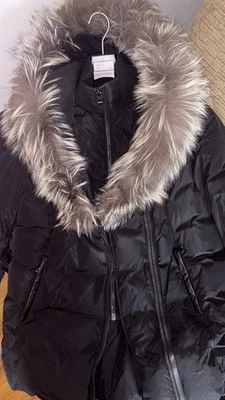 Mackage Adali Silver Fox Fur Size XL - Image 1 of 4
