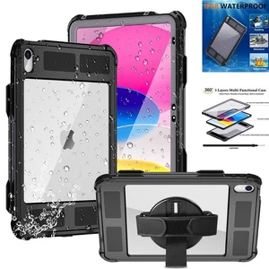 Case For iPad A16 11" (A3354/A3355) Waterproof Shockproof Heavy Duty Stand Cover - Picture 1 of 12
