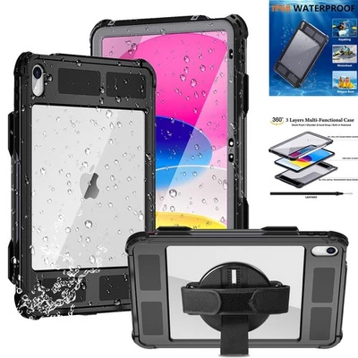 Case For iPad A16 11" (A3354/A3355) Waterproof Shockproof Heavy Duty Stand Cover - Image 1 of 4