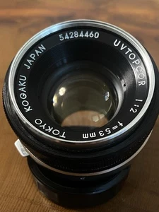 3x Objetivos Japón - Topcor 53mm, 35mm, Revuenon 55mm f/1.4 - Imagen 1 de 14