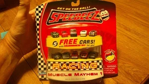 Juego de 10 autos Playmates Speedeez 2003 Racing Muscle Mayhem 1 #UP CO - Imagen 1 de 7