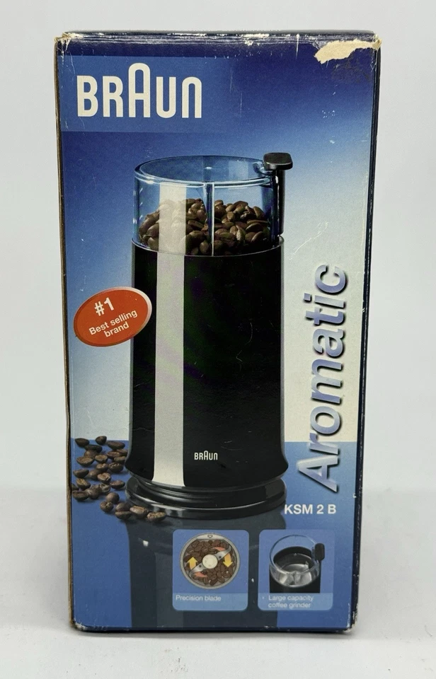 Braun KSM2B Black Aromatic Coffee Grinder KSM 2b