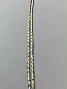 Sterling Silver Serpentine S Link Pendant Chain Necklace Italy 24in 925 - Picture 1 of 4