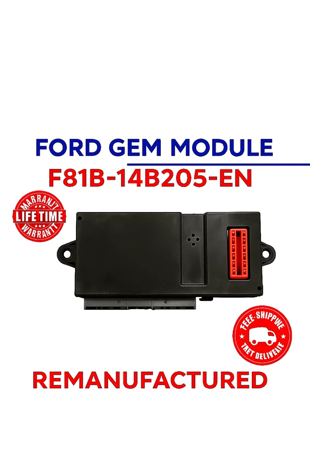 Перестроенный многофункциональный модуль управления F250 F350 1999-2001 GEM BCM F81B-14B205-EN - Изображение 1 из 1