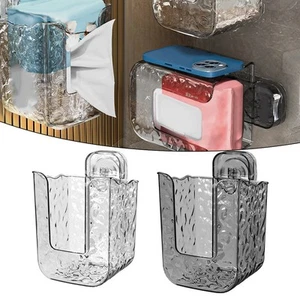 Convenient Wipes Holder Wipes Storage Box Large Opening Design No Damage To Wall - Bild 1 von 32