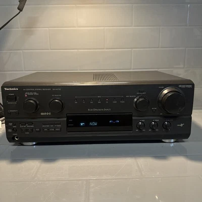 Technics SA-AX720 AV Control Receiver; RDS; Dolby Surround; 6-ch Discreet input  - Image 1 of 4