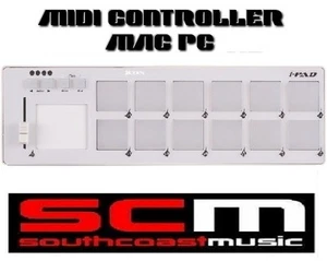 ICON i-PAD 12 PAD VEOLICITY SENSITIVE MIDI CONTROLLER USB POWERED iPAD MAC / PC - Bild 1 von 3