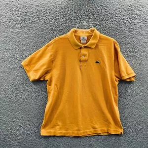 Lacoste Mens Polo Shirt 6 Pumpkin 100% Cotton Short Sleeve Pullover Logo 5191L - Picture 1 of 9