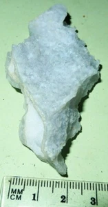 Etched Blue Chalcedon - Malawi, Africa Mineral specimen 80x40 #ETC34 - Picture 1 of 3